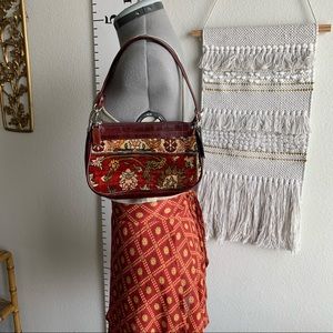 Vintage Kilim Rug Leather Mini Bag